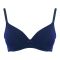 BLS Pero Wired and Padded Cotton Bra, Navy Blue, BLST01