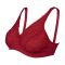 IFG Blossom Lace Bra, Maroon, 005