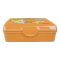 Lion Star Plastic Enzo Clip Lunch Box, 5.7in (H) x 4.1in (W) x 2.2in (D), Brown, SB-33