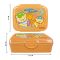 Lion Star Plastic Enzo Clip Lunch Box, 5.7in (H) x 4.1in (W) x 2.2in (D), Brown, SB-33