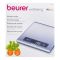 Beurer Wellbeing Stainless Steel LCD Display Kitchen Scale, KS-51