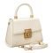 C-K Hand Bag With Shoulder Strap, Beige, CK2-50781127