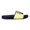 Bata Gents Rubber Slipper, Dark Blue/Yellow, 8779347