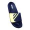 Bata Gents Rubber Slipper, Dark Blue/Yellow, 8779347