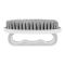 Multipurpose Plastic Washing Brush With Handle, Off White, Ideal For Clothes, Sinks