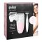 Braun Silk-Epil 5 Legs & Body Epilator, White/Pink, SES-5820