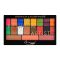 Glamourous Face Fashion Artist Eye Shadow & Blusher Kit, GF8078, 19-Pack