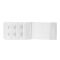 Bra Extension Strips Elastic 2 Hooks, White