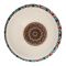 Sky Melamine Ajrak Print Bowl, 4 Inches, Cultural Design, Durable Tableware