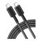 Anker 322 USB-C To USB-C Cable, 6ft Braided Back, A81F6H11