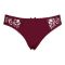 BLS Women's Posy Brief Panty, Burgundy, BLSPD02