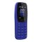 Nokia 105 (2023) Mobile Phone, Dual Sim, Classic Blue
