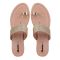 Bata Women's Embroidered Flat Slippers, Pink, Fashionable Comfortable Slip-On Women's Flats For Home, Living Room, And Casual Wear, 5611729