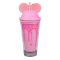 Barbie Plastic Smile Tumbler Water Bottle With Straw, Dark Pink, Bpa Free, Insulated Travel Mug, YS-WS572