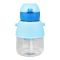 Bear Plastic Water Bottle With Strap, Blue, FW-7008