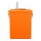 Mahjong Shape Plastic Water Bottle With Strap, Orange, YF230913