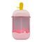 Ice Cream Shape Plastic Water Bottle With Strap, 400ml Capacity, Pink, YF2303