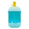 Ice Cream Shape Plastic Water Bottle With Strap, 400ml Capacity, Sky Blue, YF2303