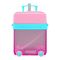 Luggage Travel Cup Plastic Water Bottle With Strap, 450ml Capacity, Pink, YF2307