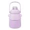 Astronaut Plastic Vacuum Thermos Cup With Strap & Handle, 850ml, Leakproof, Purple, XW8673