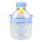 Cute Cartoon Plastic Water Bottle With Strap & Robe, 650ml, Leakproof, Blue, YB0738