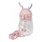 Trendy Cute & Creative Plastic Water Bottle With Strap & Straw, Leakproof Ideal For Office, School & Outdoor, Pink, YB0730