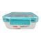 Homeatic Stainless Steel Lunch Box, Single Compartment, 900ml Capacity, Blue, HMT-001