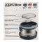 Homeatic Stainless Steel Lunch Box With Spoon, Single Compartment, 700ml Capacity, Blue, HMT-005