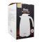 Homeatic Glass Vacuum Flask, 1.5 Liter Capacity, White, HMV-1001