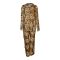 Basix Women's Leopard Print Loungewear Dress, 2-Piece Set, Brown & Golden, LW-618