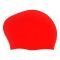 Swimming Cap For Woman, Soft Silicone & Comfortable, Red, CAP-120