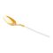 Dinette Stainless Steel Tea Spoon Set, White & Gold, 6-Pack, CC-003