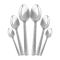 Dinette Stainless Steel Tea Spoon Set, 100c, 6-Pack, DY-012