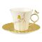 Angela Goldfinch Cup & Saucer Set, 6-Pack, BRD250