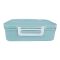 Cinnamoroll Plastic Lunch Box, 3 Compartments, Spoon & Fork, 1100ml, Sea Green, 7.3in (H) x 4.7in (W) x 2in (D), Tq-158