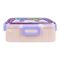 Stainless Steel Lunch Box, 600ml, Pink, 6.1in (H) x 4.2in (W) x 1.8in (D), 2531G