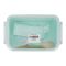 Plastic Lunch Box, Cutlery, 800ml, Sea Green, 6.3in (H) x 4.2in (W) x 1.7in (D), Yb-1825