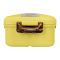 Plastic Lunch Box, 3 Compartments & Cutlery, Yellow, 6.5in (H) x 3.5in (W) x 2.2in (D), K-181