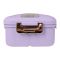 Plastic Lunch Box, 3 Compartments & Cutlery, Purple, 6.3in (H) x 3.5in (W) x 2.2in (D), K-181