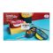 Plastic Lunch Box, 2 Compartments & Cutlery, 1000ml, Yellow, 5.9in (H) x 3in (W) x 2.2in (D), Kh-002