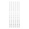 Shangrilla BBQ Stick Plain Iron China Patti Medium, 18.4 Inches BBQ Sticks, Ideal For Seekh Kebab, BBQ, Tikka Boti, 6-Pack