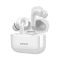 Zero Aura Z ENC Wireless Earbuds, Upto 45 Hours Play Time, 300mAh Box Battery, 40mAh Earbuds Battery, White