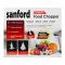 Sanford Food Chopper, 1.8 Liter Glass Bowl, 2 Speed, Low Vibration, Stainless Steel Blade, SF-5584FC