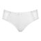 Poppy Everyday Essentials Women's Brief Panty With Side Panel Lace, White, 03