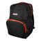 Bembel 18" Inch Black & Red Backpack, Water Resistant, Polyester Fabric, Ideal For Grade 5 - 8, 100242