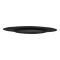 Table Top 8.5" Inches Klair Deep Plate, Black