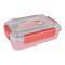 Happy Steel 2 Partitions Lunch Box, Pink