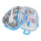 Stainless Steel 2 Partitions Lunch Box With Spoon, 7.3in (H) x 4.7in (W) x 2in (D), Doraemon