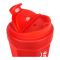 Stainless Steel Insulated Travel Mug, 330ml, 5.1in (H) x 3.3in (W), Red, Ideal For Tea, Water & Coffee