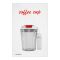 Stainless Steel Insulated Travel Mug, 330ml, 5.1in (H) x 3.3in (W), Red, Ideal For Tea, Water & Coffee